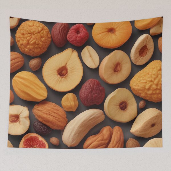 Item preview, Beautiful dried fruits and nuts pattern print design  designed and sold by Anshu3813.