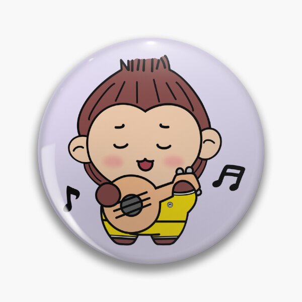 Artikelvorschau, ein süßer Affe, der Gitarre spielt entworfen und verkauft von monkey-choi.