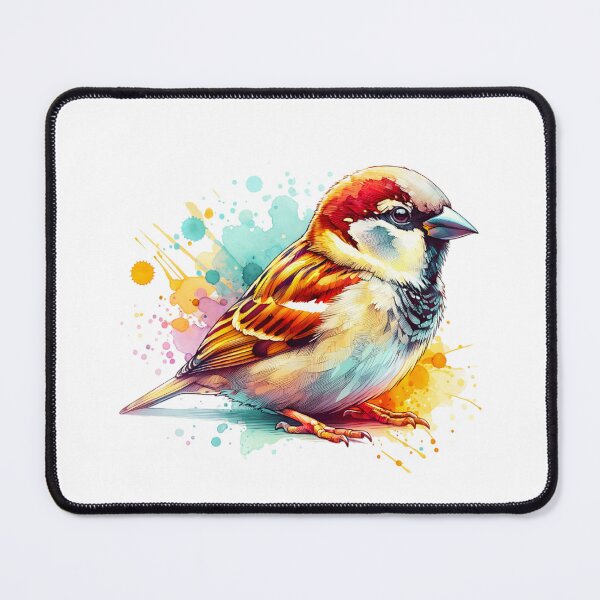 Item preview, Watercolor House Sparrow  designed and sold by TheAnimalZ00.