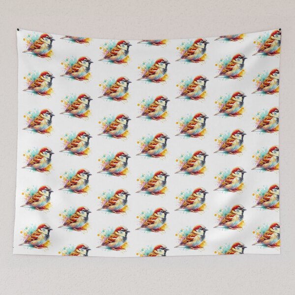 Item preview, Watercolor House Sparrow  designed and sold by TheAnimalZ00.