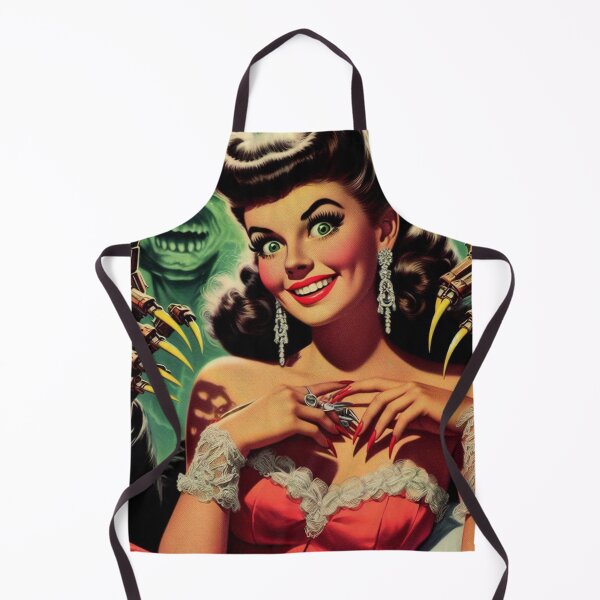 Item preview, Vintage Horror Pin Up designed and sold by PulpVintage.