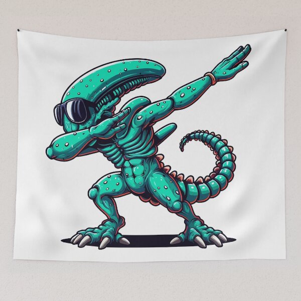 Item preview, Dabbing Alien Monster designed and sold by Designowner.