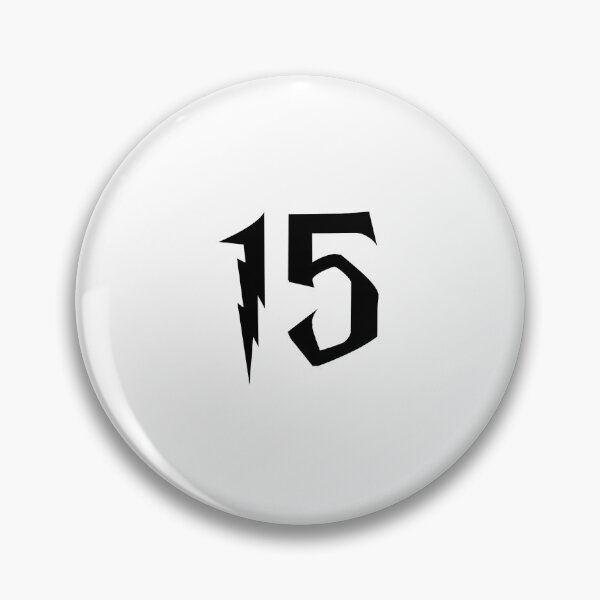 Item preview, 15, fifteen, black, Harry P designed and sold by Numbers-Art.