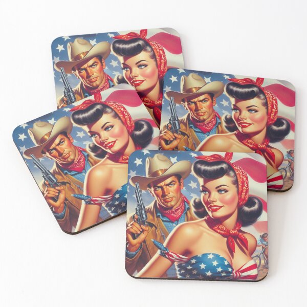 Item preview, Retro Pulp Western Illustration designed and sold by PulpVintage.