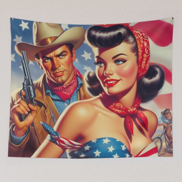 Item preview, Retro Pulp Western Illustration designed and sold by PulpVintage.