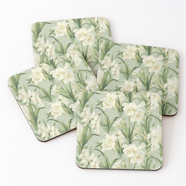 Item preview, Gladiolus - August Birthday - Seamless Vintage Print designed and sold by OrganizeMe.