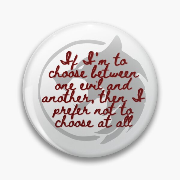 Item preview, The Witcher Quote designed and sold by brezz7731.