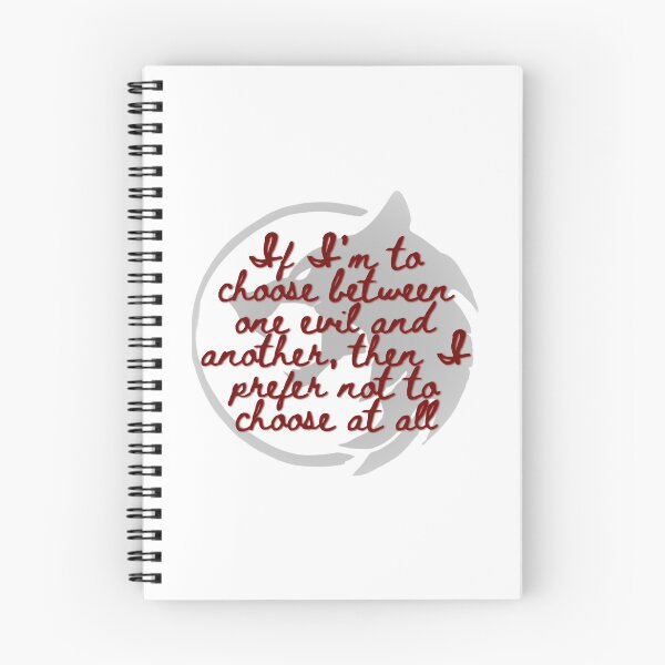 Item preview, The Witcher Quote designed and sold by brezz7731.