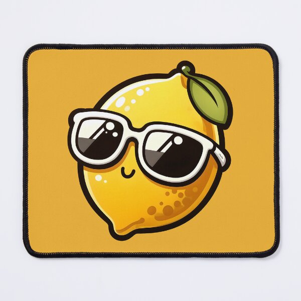 Item preview, Cute Lemon with Sunglasses - Summer Fun Fruit Art designed and sold by StickaTime.