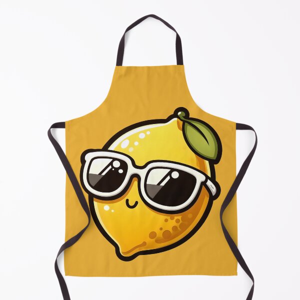 Item preview, Cute Lemon with Sunglasses - Summer Fun Fruit Art designed and sold by StickaTime.