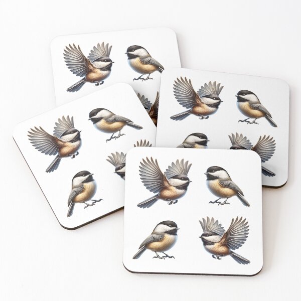 Item preview, Carolina Chickadee Birds designed and sold by TheAnimalZ00.
