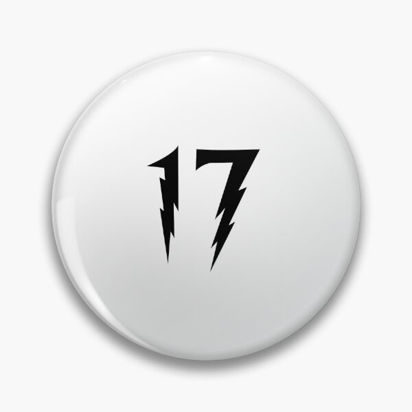 Item preview, 17, seventeen, black, Harry P designed and sold by Numbers-Art.
