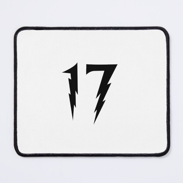Item preview, 17, seventeen, black, Harry P designed and sold by Numbers-Art.