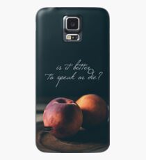 Call Me By Your Name // peach Case/Skin for Samsung Galaxy
