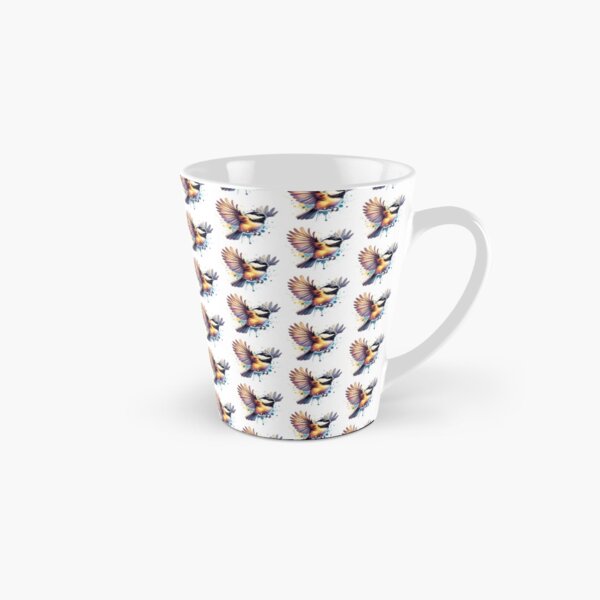 Item preview, Watercolor Flying Carolina Chickadee  designed and sold by TheAnimalZ00.
