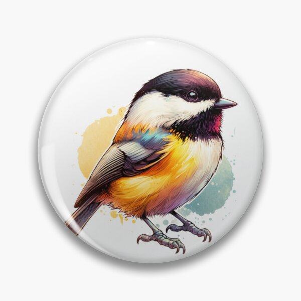 Item preview, Watercolor Carolina Chickadee designed and sold by TheAnimalZ00.