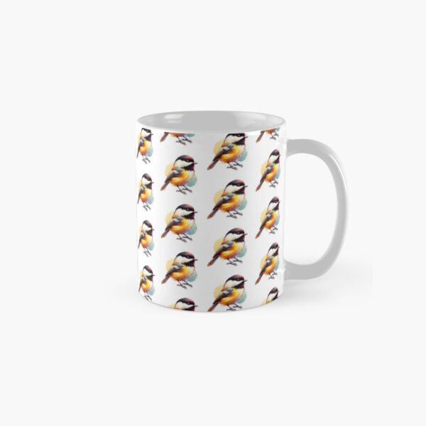 Item preview, Watercolor Carolina Chickadee designed and sold by TheAnimalZ00.