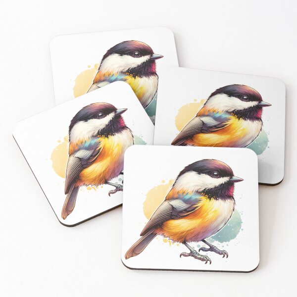 Item preview, Watercolor Carolina Chickadee designed and sold by TheAnimalZ00.
