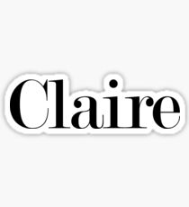 claire Sticker