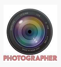 photographer Photographic Print