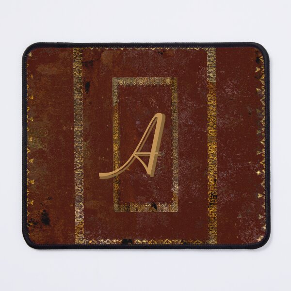Item preview, Old Leather Look Book Cover Monogrammed Letter A designed and sold by JoolyA.
