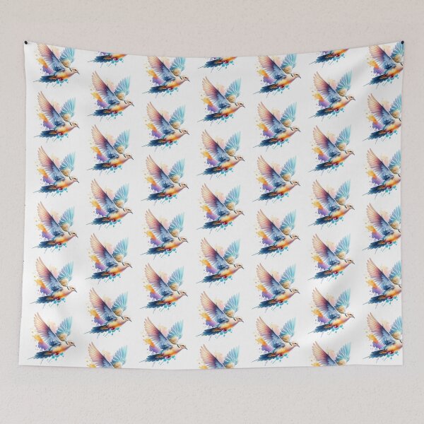 Item preview, Watercolor Flying Mourning Dove  designed and sold by TheAnimalZ00.