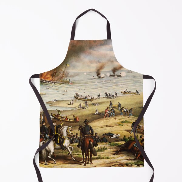 Item preview, American Civil War - Battle of Hampton Roads/Battle of Ironclads - Naval Battles - 1862 designed and sold by TheHappyK.