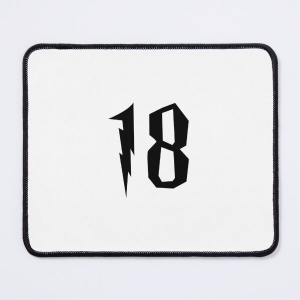 Item preview, 18, eighteen, black, Harry P designed and sold by Numbers-Art.
