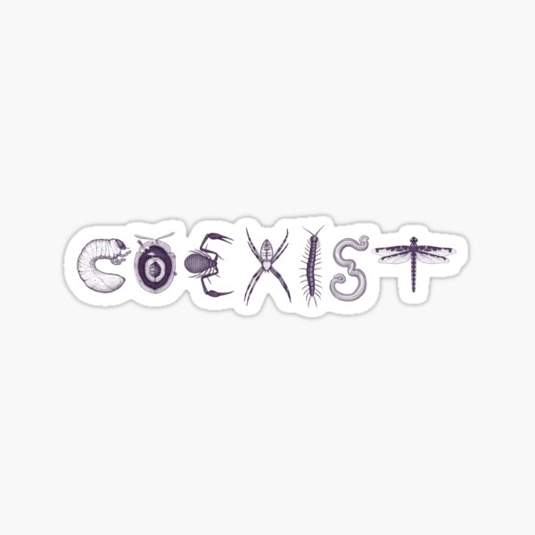 Item preview, Coexist with Bugs designed and sold by Wootzel.