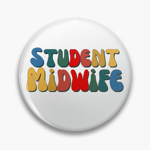 Item preview, Student midwife dark rainbow drop shadow designed and sold by charliesangels.