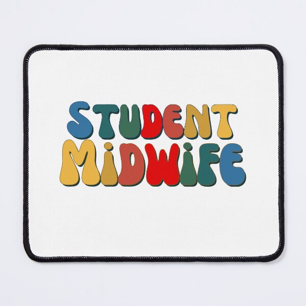 Item preview, Student midwife dark rainbow drop shadow designed and sold by charliesangels.