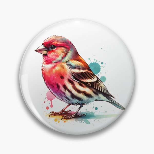 Item preview, Watercolor House Finch designed and sold by TheAnimalZ00.