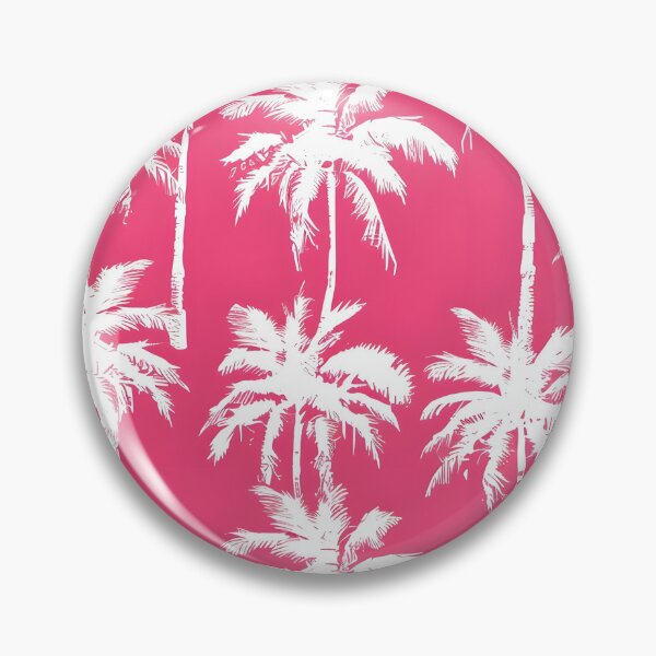 Item preview, tropical white palms with a pink background designed and sold by dcrc.