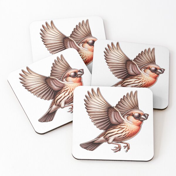 Item preview, House Finch Flying designed and sold by TheAnimalZ00.