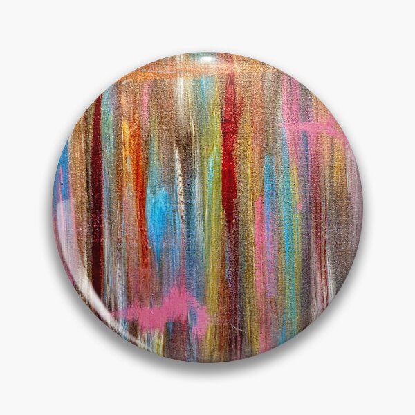 Item preview, Chaos on canvas: Acrylic and metallic paint blend to reflect the disarray of my mind with small pulse rate going through it . designed and sold by kkartwork.