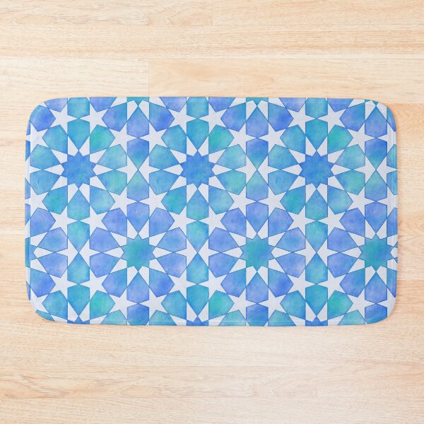Item preview, Islamic Geometry Zellige Tiling Pattern designed and sold by leafandberryart.