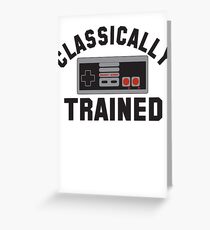 Classically Trained Nintendo T-Shirt Greeting Card