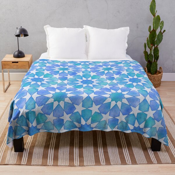 Item preview, Islamic Geometry Zellige Tiling Pattern designed and sold by leafandberryart.