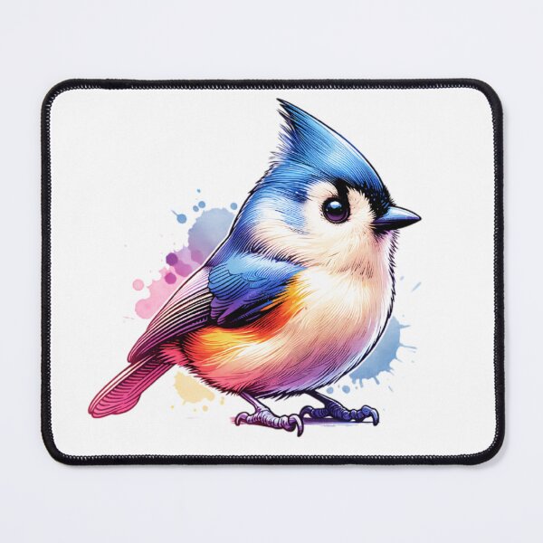 Item preview, Watercolor Tufted Titmouse designed and sold by TheAnimalZ00.