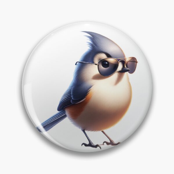 Item preview, Tufted Titmouse Wearing Sunglasses designed and sold by TheAnimalZ00.