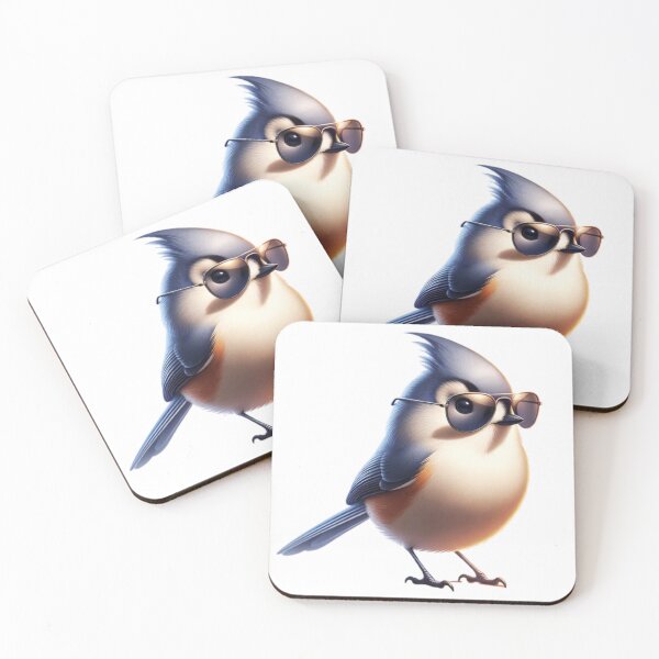 Item preview, Tufted Titmouse Wearing Sunglasses designed and sold by TheAnimalZ00.