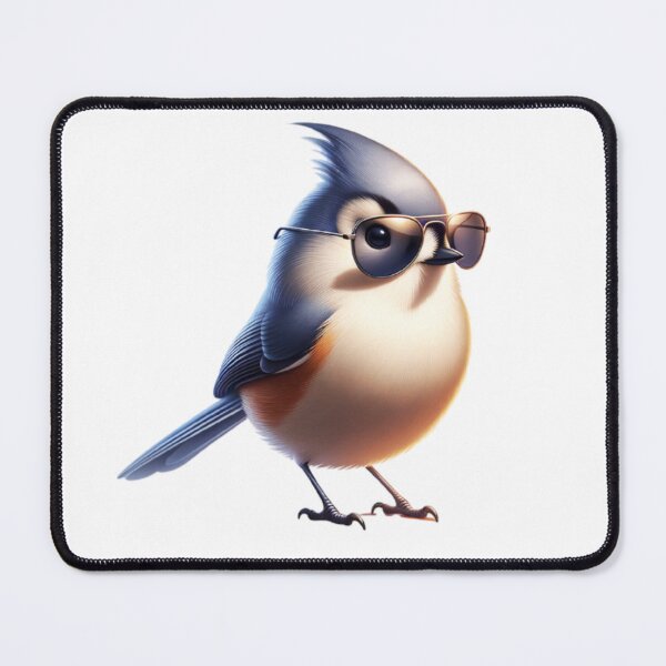 Item preview, Tufted Titmouse Wearing Sunglasses designed and sold by TheAnimalZ00.