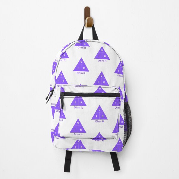Item preview, Ohm it | Purple and White Ohm's Law designed and sold by Bridget Beswick.