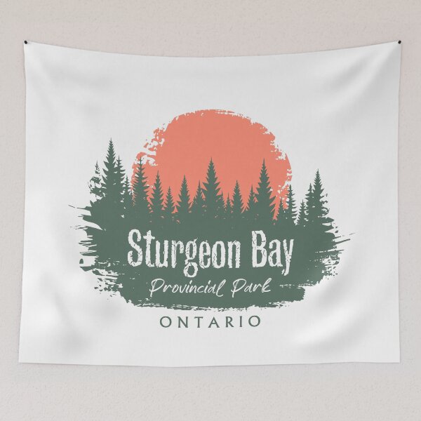 Item preview, Sturgeon Bay Provincial Park Ontario Forest And Sunset designed and sold by bivenart.