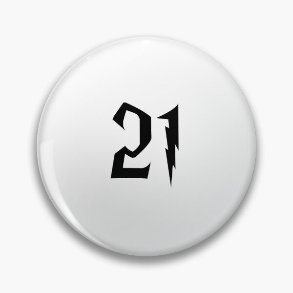 Item preview, 21, twenty one, black, Harry P designed and sold by Numbers-Art.