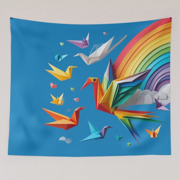 Item preview, Flock of origami birds designed and sold by WalterGomes.