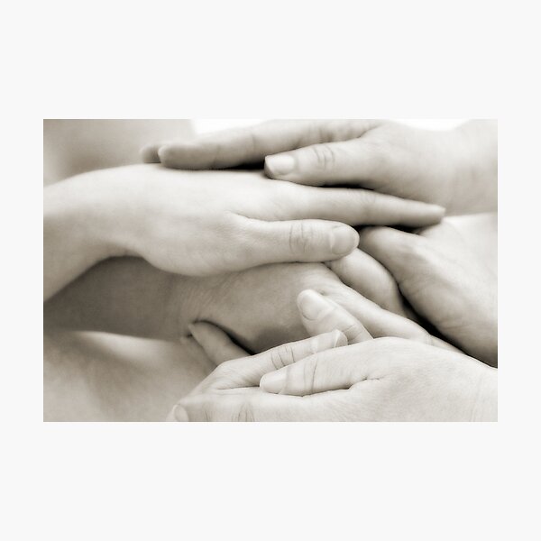 Hands: Togetherness Photographic Print
