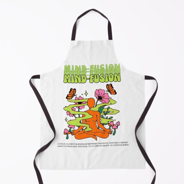 Artikelvorschau, T-Shirt mit grüner psychedelischer Illustration in Neon und Orange entworfen und verkauft von Mahilis.