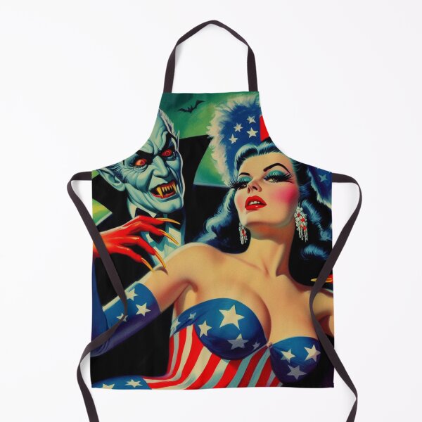 Item preview, Vintage Horror Pin-Up designed and sold by PulpVintage.