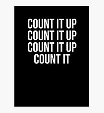 J.Cole ATM, Count it up Apparel Photographic Print